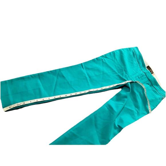 Modern Fit Crosby Teal Pants Women's Size 4 NWT Slim Leg - Picture 6 of 8